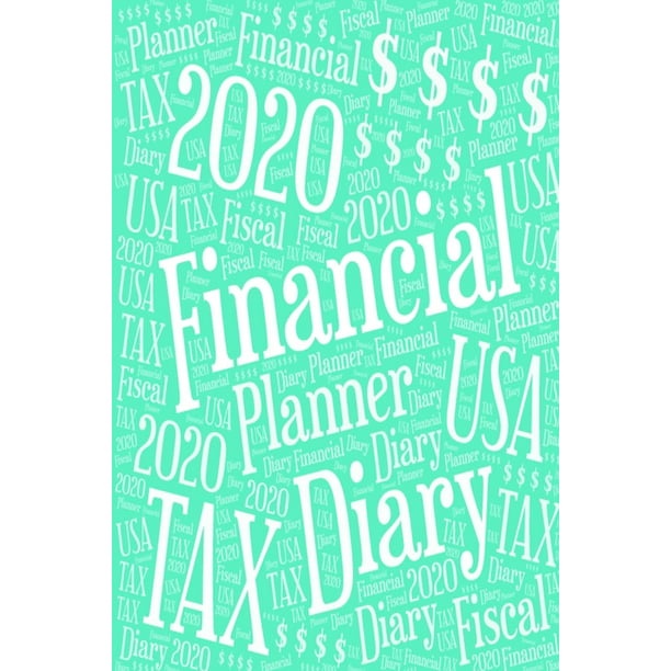 Personalised Financial Fiscal Tax Diary 2019,2020,2021 Various Cover Options!